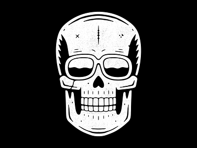Cool skull. black branding design dirty emblem engraved illustration logo poster print skeleton skull textured vector vintage