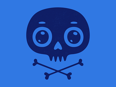 Cute skull. cute design emblem graphic design grunge illustration logo poster print retro skeleton skull texture vector vintage