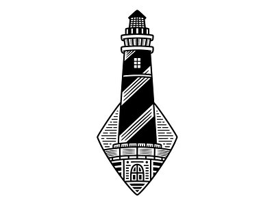 Lighthouse art beacon black and white design emblem flat illustration lighthouse line art logo monochrome pharos poster print retro sea t shirt design vector vintage