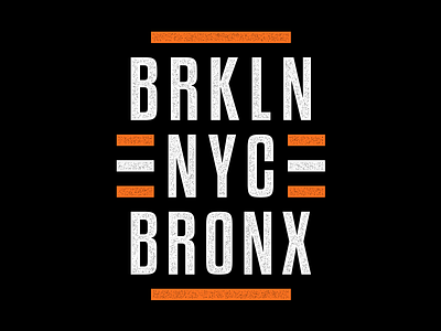 Brooklyn. Bronx. art bronx brooklyn design district emblem illustration nyc poster print retro t shirt design typography urban usa vector vintage