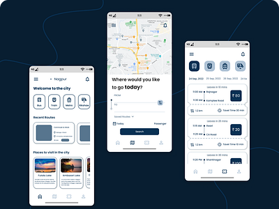 Public Transport App app transport ui