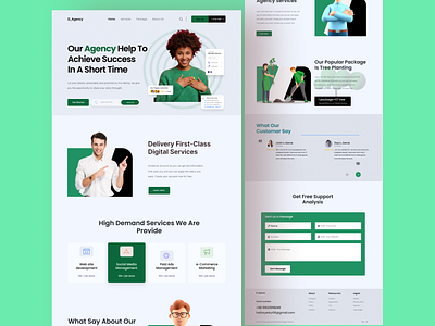 D_Agency - Landing page.