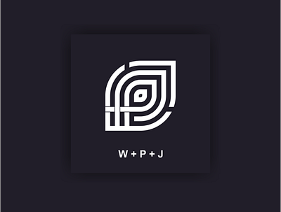 MONOGRAM WPJ branding design graphic design icon illustration logo typography ui ux vector