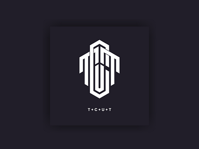 MONOGRAM TCUT branding design graphic design icon illustration logo typography ui ux vector