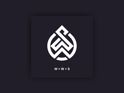 monogram WWS branding design graphic design icon illustration logo typography ui ux vector