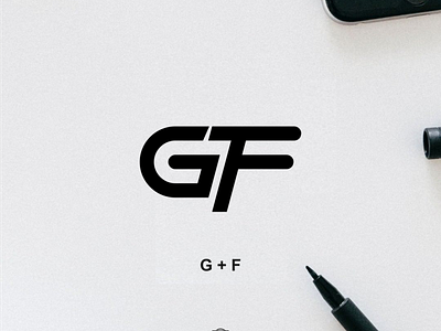 monogram GF 3d animation branding design graphic design icon illustration logo motion graphics typography ui ux vector