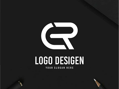 LOGO DESIGEN CR 3d animation branding design graphic design icon illustration logo motion graphics typography ui ux vector