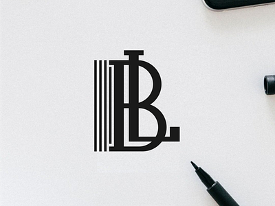 monogram BL 3d animation branding design graphic design icon illustration logo motion graphics typography ui ux vector