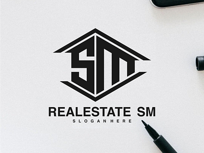 logo SM 3d animation branding design graphic design icon illustration logo motion graphics typography ui ux vector