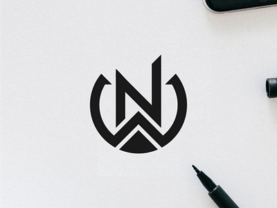 logo WN 3d animation branding design graphic design icon illustration logo motion graphics typography ui ux vector