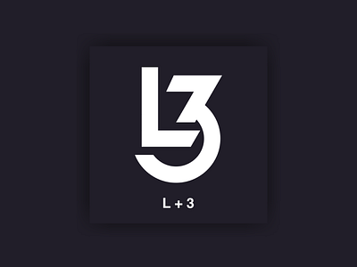 monogram L3 3d animation branding design graphic design icon illustration logo motion graphics typography ui ux vector