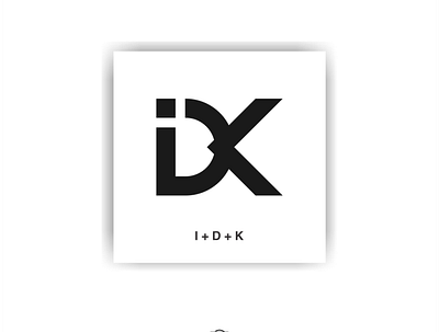monogram IDK 3d animation branding design graphic design icon illustration logo motion graphics typography ui ux vector