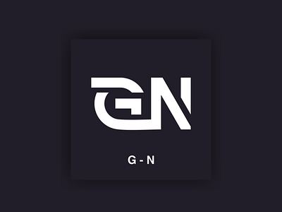 monogram GN branding design graphic design icon illustration logo typography ui ux vector