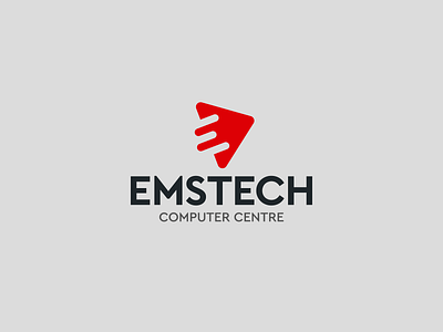 Emstech logo design | for computer sales & service centre branding design graphic design logo logo design