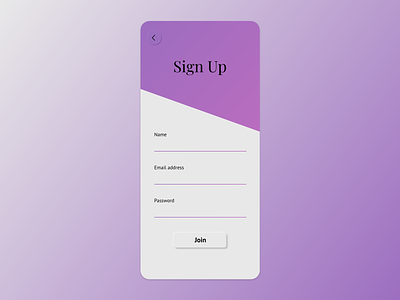Sign Up Page dailyui design sign up ui