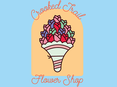 Crooked Trail Flower Shop bouquet flower flowershop roses shirt shop tshirt