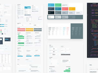 PDS — Design System cover cards color palette component design system layout library mobile style guide ui web