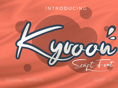 Kyroon - Script style font