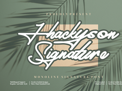 Jhackyson Signature monoline