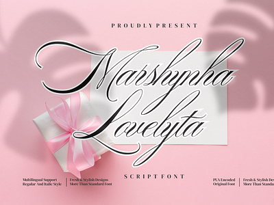 Marshynha Lovelytta typeface
