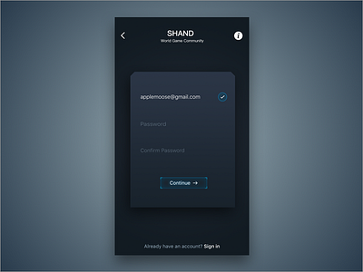 Ui Day 04--sign up sketch ui