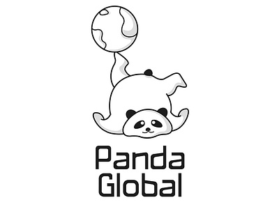 Panda Global Logo branding design graphic design icon illustration logo typography ui vector