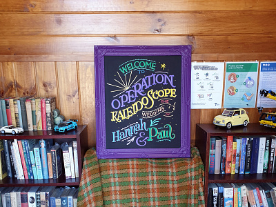 Operation Kaleidoscope - Wedding Signage