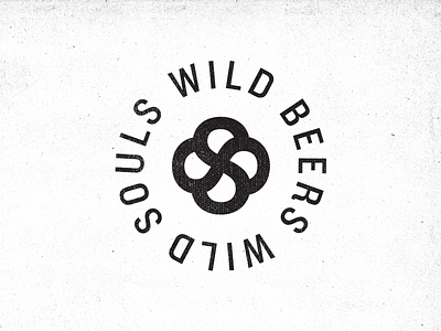 Wild Beers Wild Souls against the grain beer branding brewery logo louisville one color robby davis seal soul wild