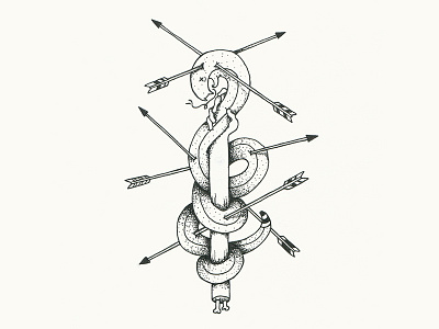 Doodle - Snake Hand Arrows