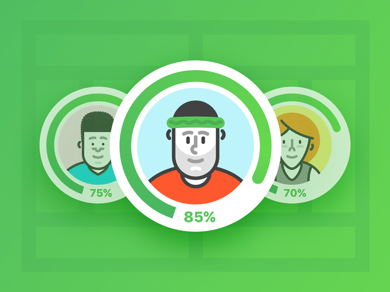 Onboarding Illustrations android character illustration ios louisville matchmaking mobile onboarding robby davis ui ux