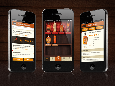 Bourbon Discovery Detail app bourbon ios iphone mobile mocura robby davis texture ui ux