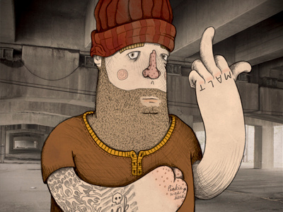 Brewery Character Illustration (MALT)