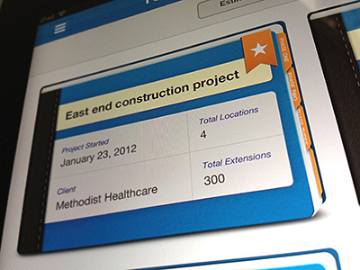 Project management iPad app binder ios ipad mocura project management robby davis ui ux