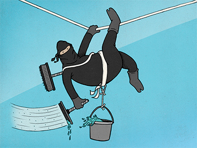 Window Ninja illustration