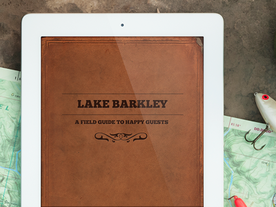 Kentucky State Parks Survey App app book cover field guide fishing ios ipad kentucky lake map mocura old outdoors parks robby davis stone survey texture ui ux