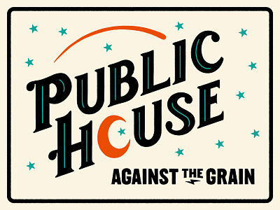 Public House Sign branding brewery handlettering kentucky logo logo design louisville robby davis sign signage taphouse