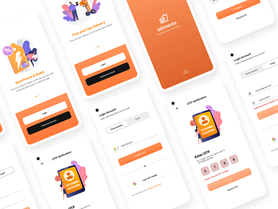 Onboarding Screens by Shameem Ali on Dribbble