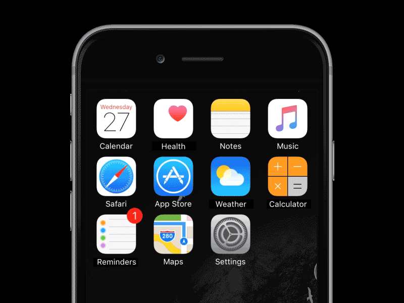 Dynamic App Label ux widget ios principle