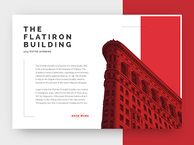 Dribbble 014 - Location Card about apple big building flat flatrion location new pop out widget york