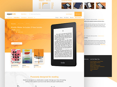 Amazon Kindle Redesign