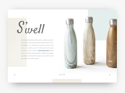 S'well bottle bottles clean drink. swell drinks page. pagination