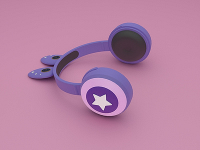 3d baby headphone