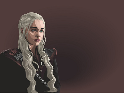 Daenerys Targaryen Portrait Illustration