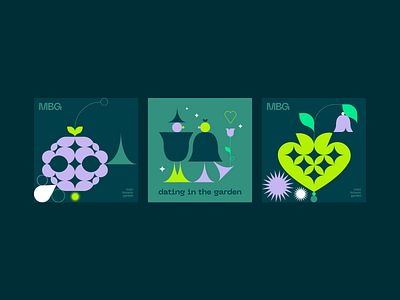 MBG redesign / social media abstract adobe illustrator advertising branding character design flat flowers garden geometric graphic design icon illustration love modul nature poster redesign shapes vector