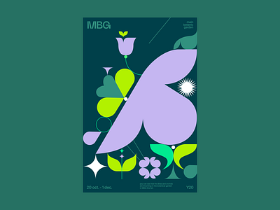 MBG redesign / poster abstract adobe illustrator advertising branding character design flat flowers garden geometric graphic design icon illustration love modul nature poster redesign shapes vector