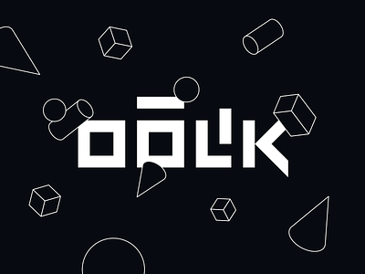 Oblik Logo - Shapes adobe illustrator after effects animation black and white branding cone cube design graphic design illustration isometric isometric design isometry logo motion oblik studio shapes sphere zoom