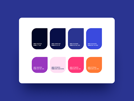 GhostMask Color Palette by Anna Nikolova for Oblik Studio on Dribbble