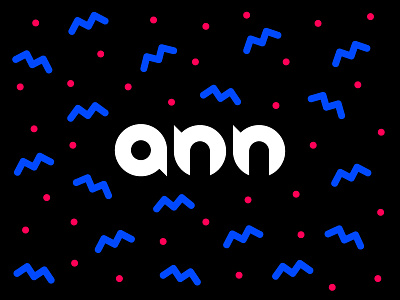 ann pattern dots font logo pattern sign speech bubble