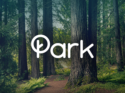 Park logo branding for sale forest graphic green leaves logo park tree trees