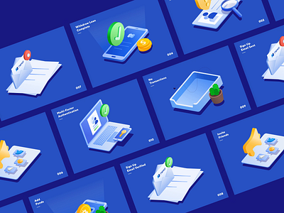 Nexo Illustrations animation app application banking cactus crypto cryptocurrency fintech flat illustration illustrator isometric isometric illustration isometry macbook money motion nexo notifications transfer